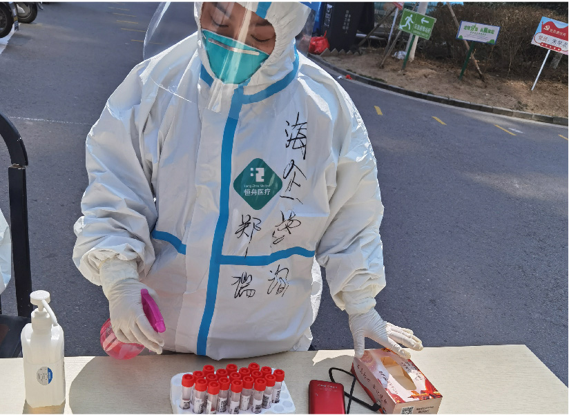 堅守“疫”線  ，“疫”路有她